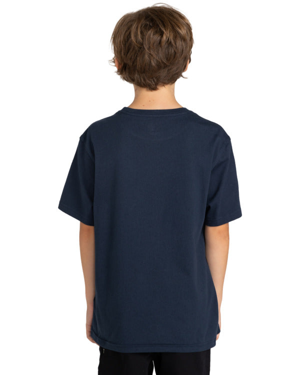 ELEMENT - VERTICAL SS YOUTH TEE - ECLIPSE NAVY