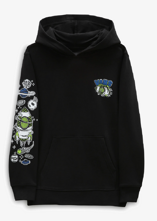 VANS - SPACE JUNK PULLOVER YOUTH HOOD - BLACK