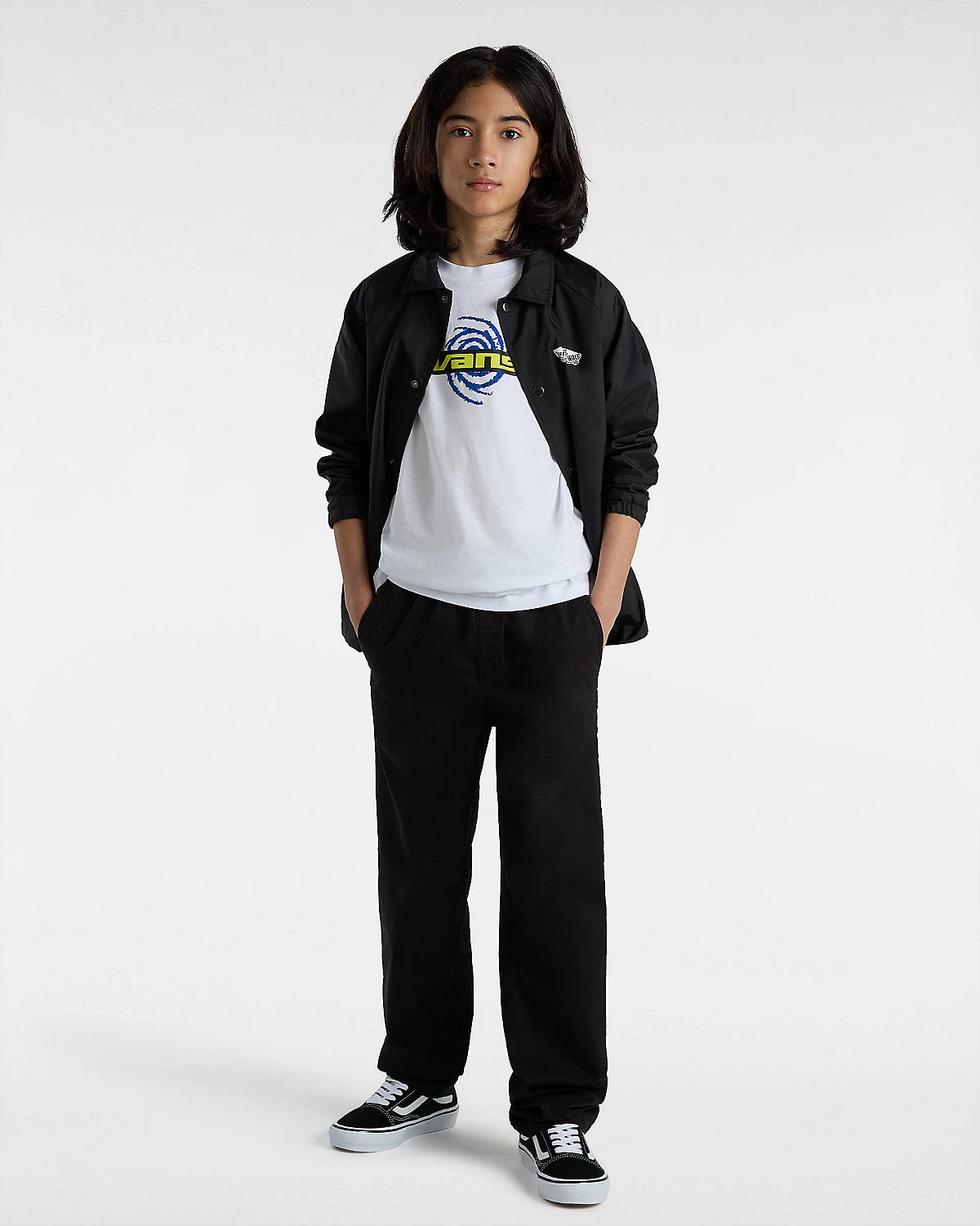 VANS - GALAXY SS YOUTH TEE - WHITE