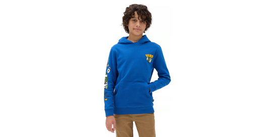 VANS - SPACE JUNK PULLOVER YOUTH HOOD - TRUE BLUE