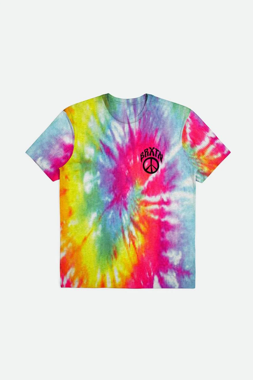 BRIXTON - MOZLEY S/S TLRT - ACID TIE DYE