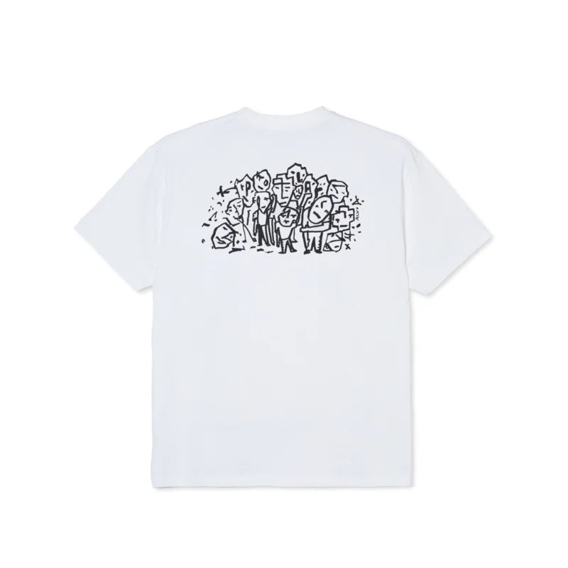 POLAR - LUNCH DOODLE TEE - WHITE