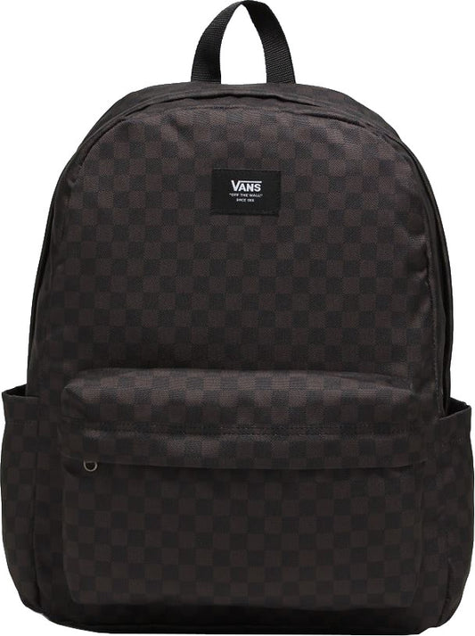 VANS - OLD SKOOL CHECK BACKPACK - BLACK/CHARCOAL