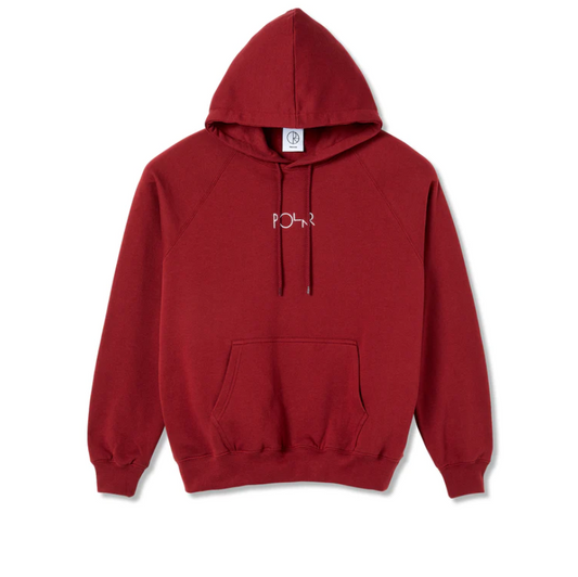 POLAR - DEFAULT HOODIE - RICH RED