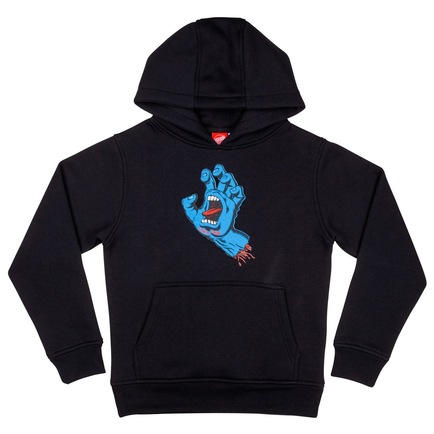 SANTA CRUZ - YOUTH SCREAMING HAND HOOD - BLACK