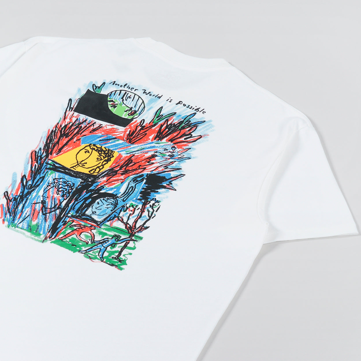 POLAR - ANOTHER WORLD IS POSSIBLE TEE - WHITE