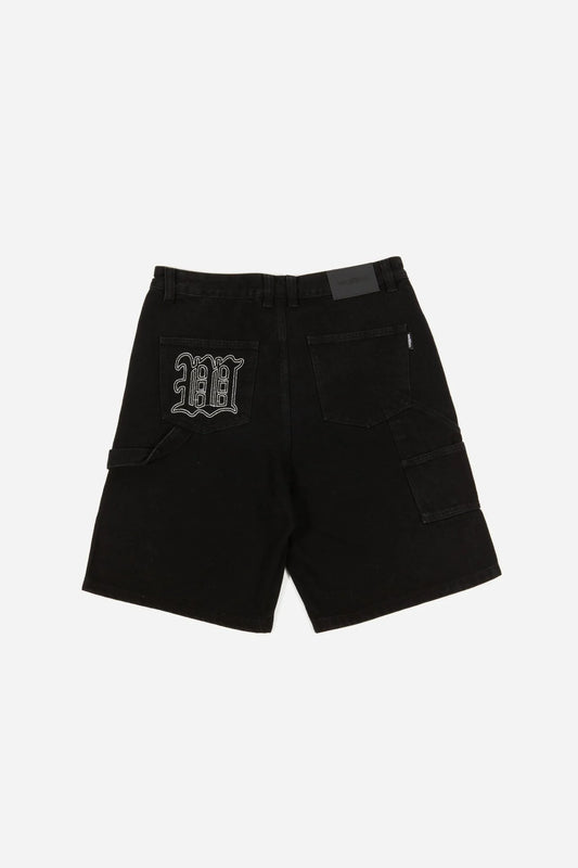 WASTED PARIS - HAMMER SHORT WEB - BLACK