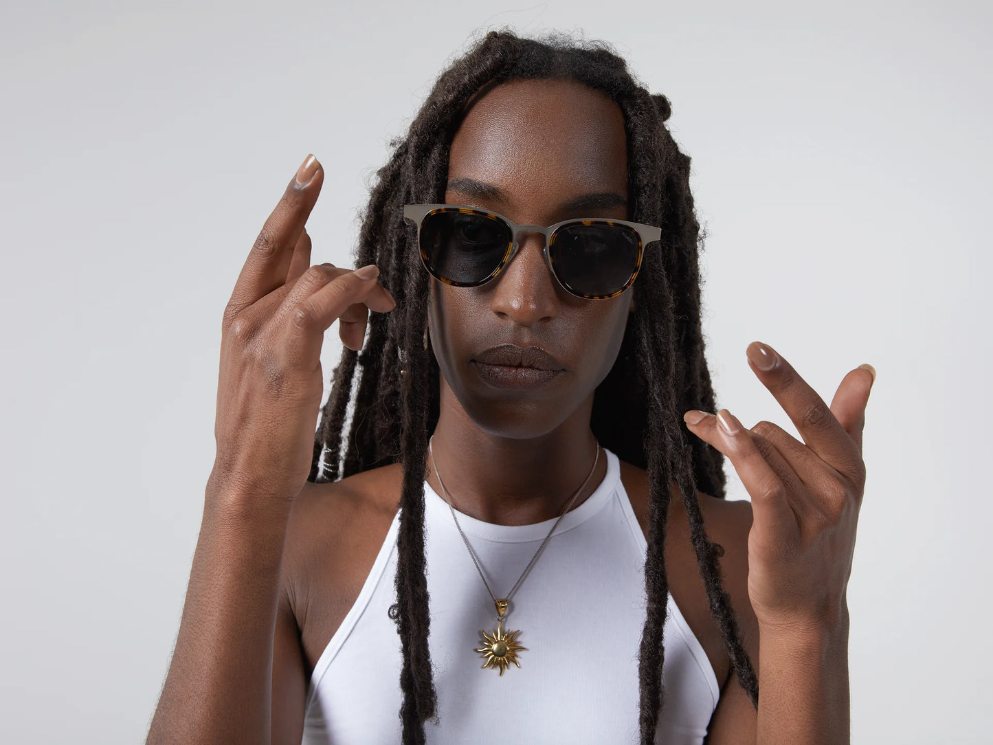 KOMONO - FRANCIS STEEL - WHITE GOLD/HAVANA