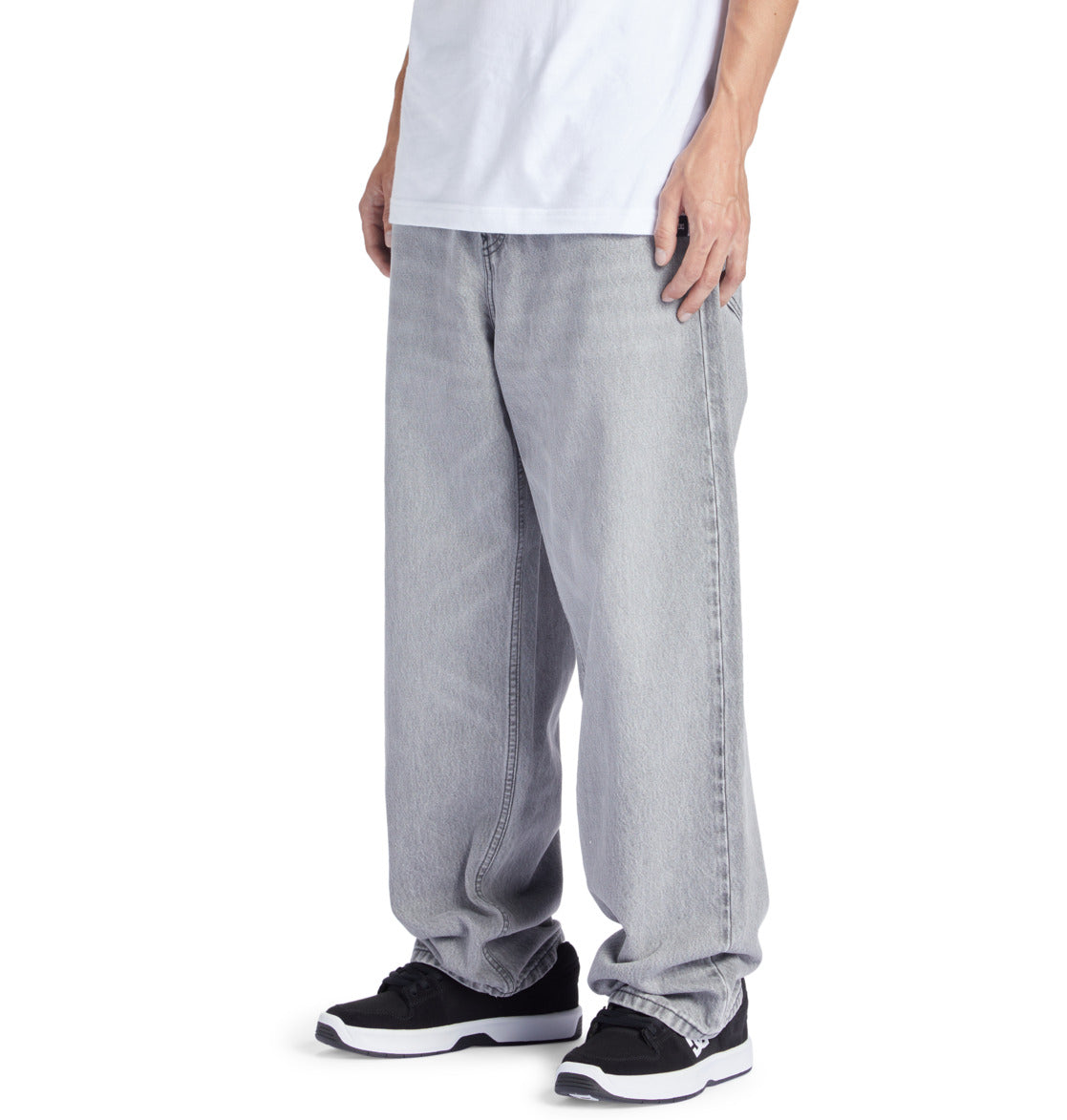 DC - WORKER BAGGY DENIM - GREY WASH