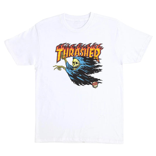 SANTA CRUZ x THRASHER - THRASHER O'BRIEN REAPER - WHITE