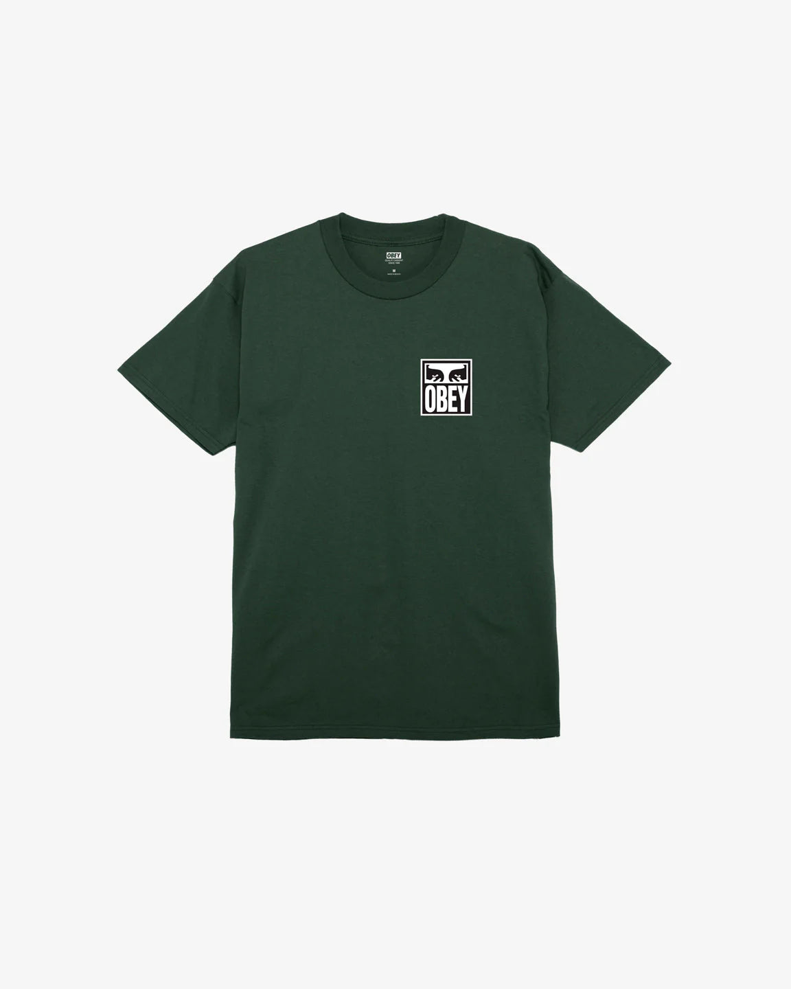 OBEY - EYES ICON CLASSIC TEE - FOREST GREEN