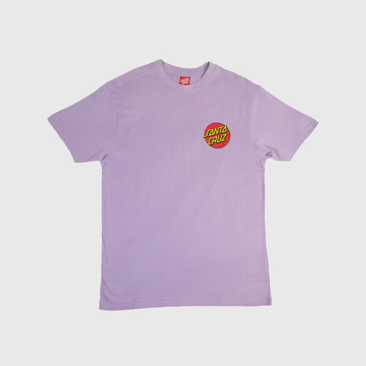 SANTA CRUZ - CLASSIC DOT CHEST TEE - DIGITAL LAVENDER