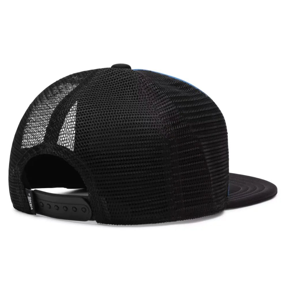 VANS - CLASSIC PATCH TRUCKER CAP BOYS - TRUE BLUE/BLACK