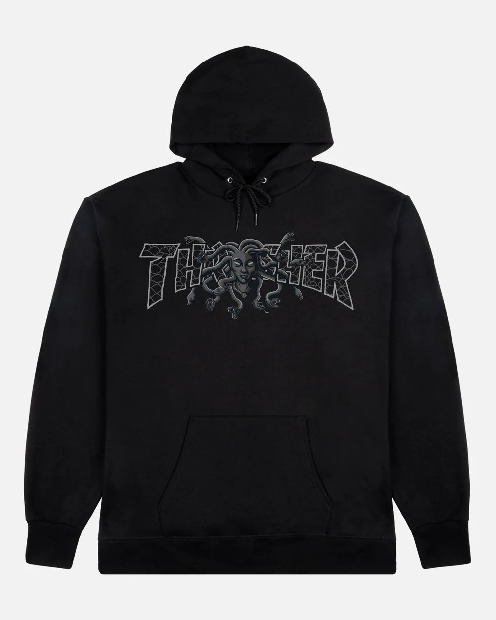THRASHER - MEDUSA HOOD - BLACK
