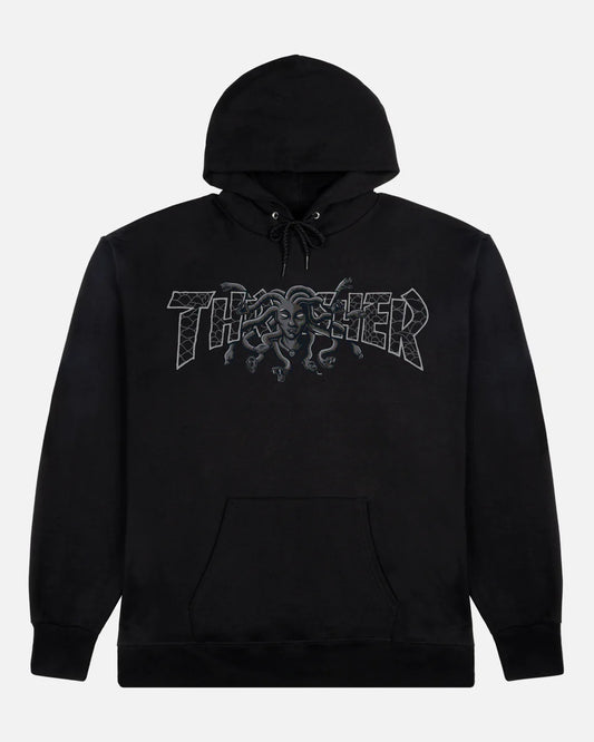 THRASHER - MEDUSA HOOD - BLACK