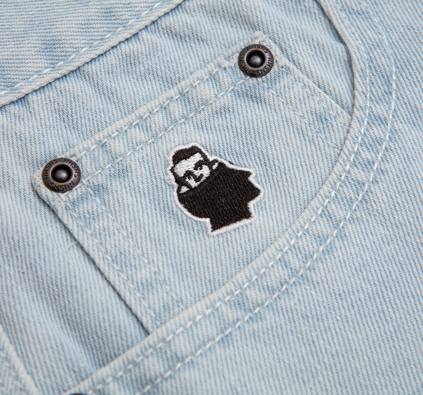 NNSNS - BIGFOOT SHORT - CLOUD BLUE DENIM