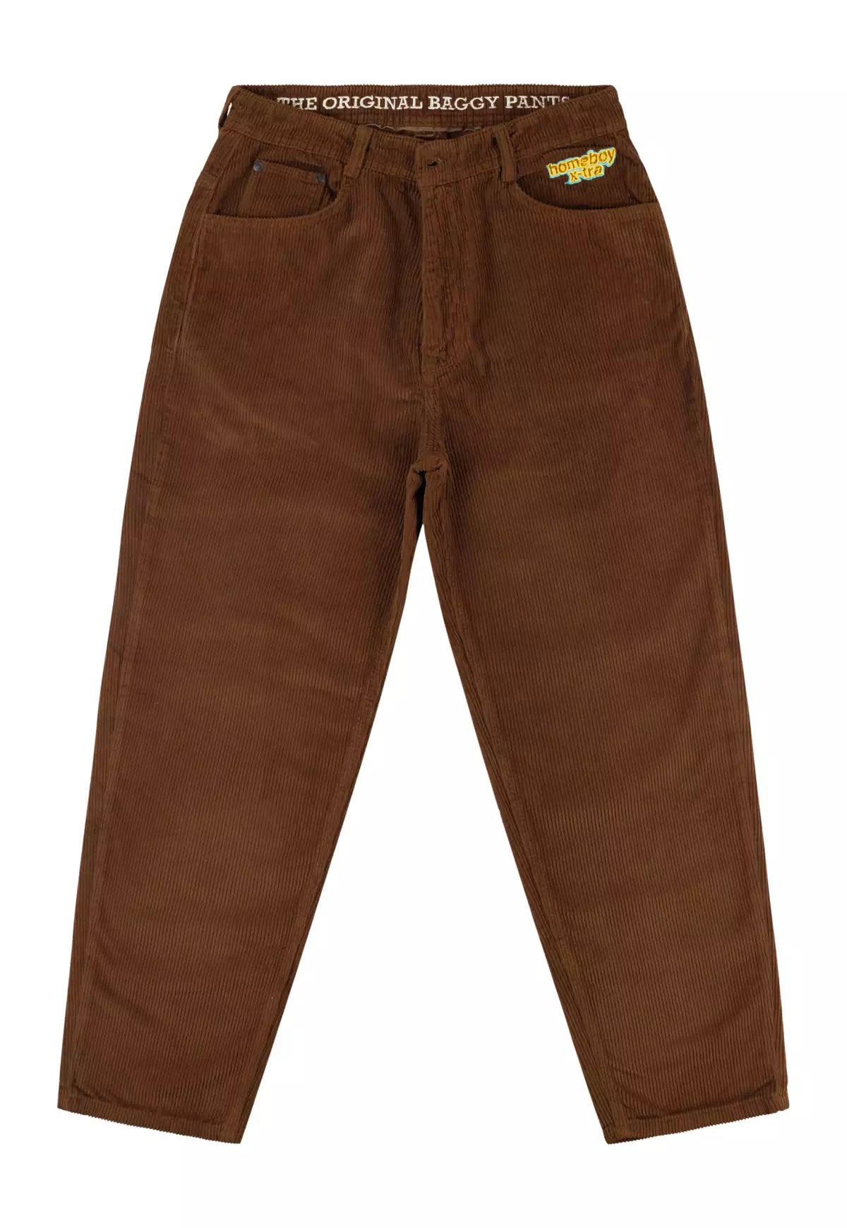 HOMEBOY X-TRA BAGGY CORD PANT BROWN