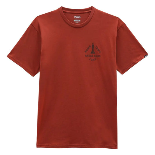 VANS - CHESS CLUB TEE - BURNT HENNA