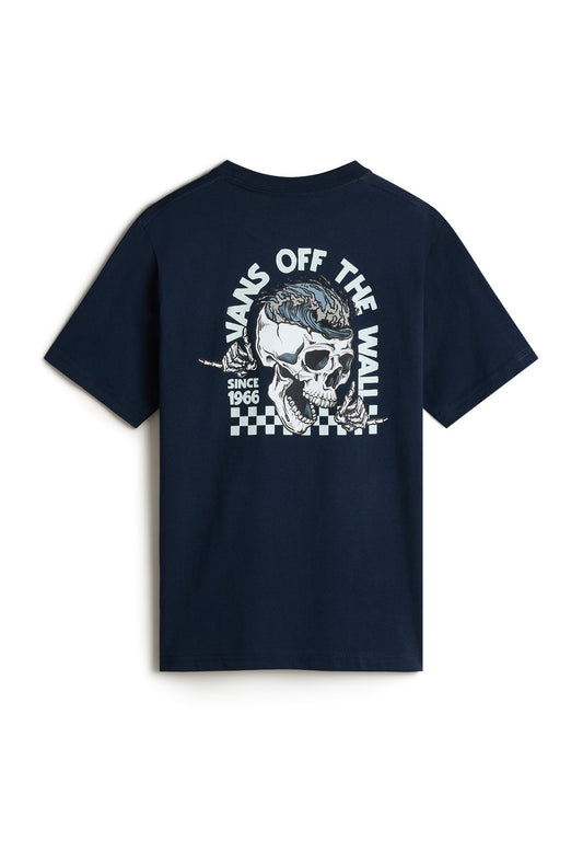 VANS - HEADWAVES SS YOUTH TEE - NAVY