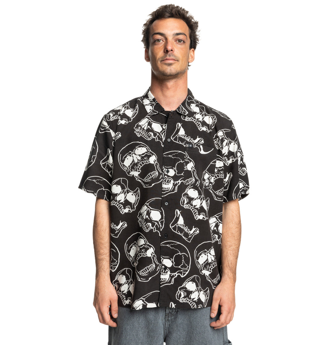 DC - FRACTURE SS SHIRT - BLACK/WHITE