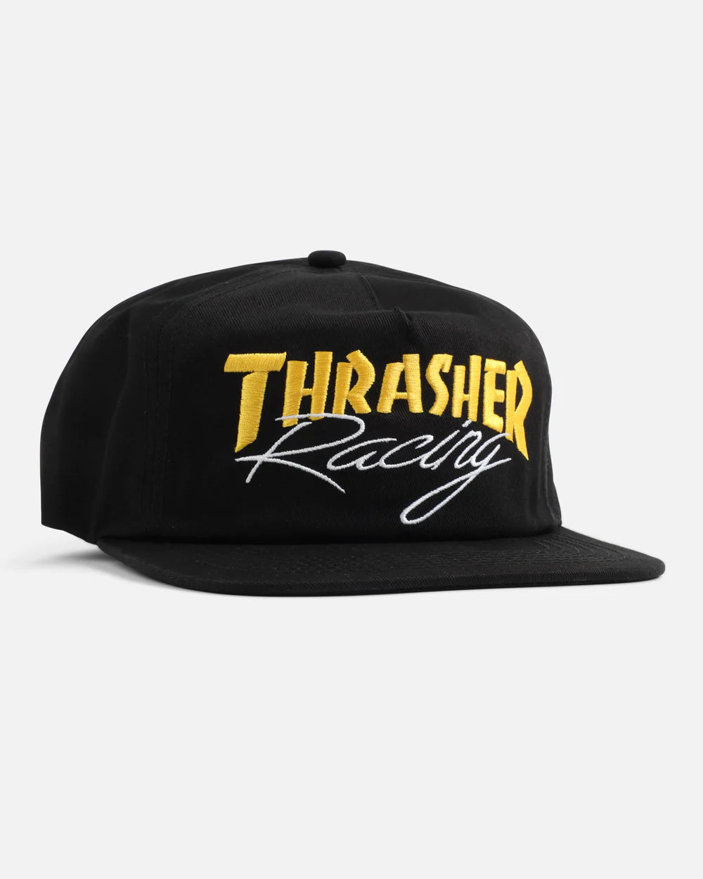 THRASHER - RACING SNAPBACK - BLACK