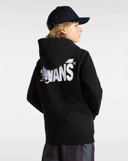 VANS - VSUPER PULLOVER YOUTH HOOD - BLACK