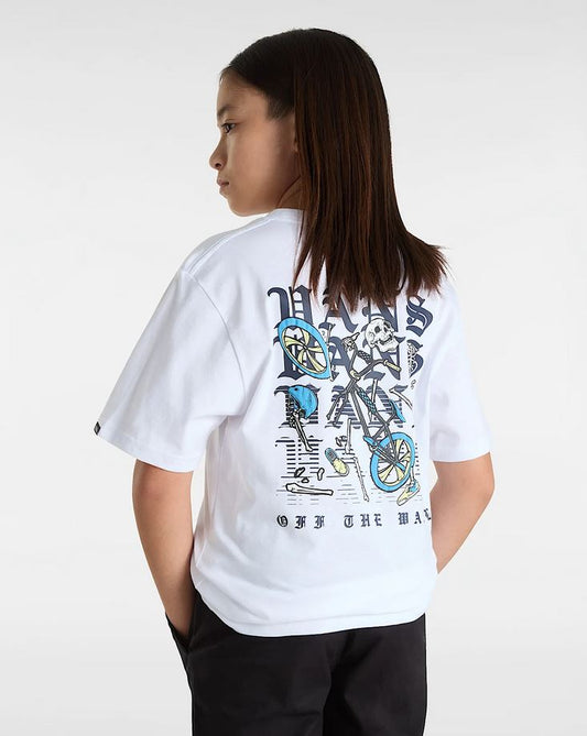 VANS - SHATTERED SS YOUTH TEE - WHITE