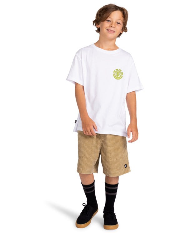 ELEMENT - WILD & FAST SS YOUTH TEE - OPTIC WHITE