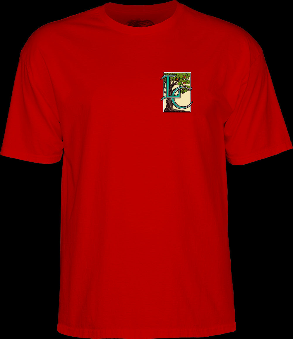 POWELL PERALTA - LANCE CONKLIN FACE TEE - RED