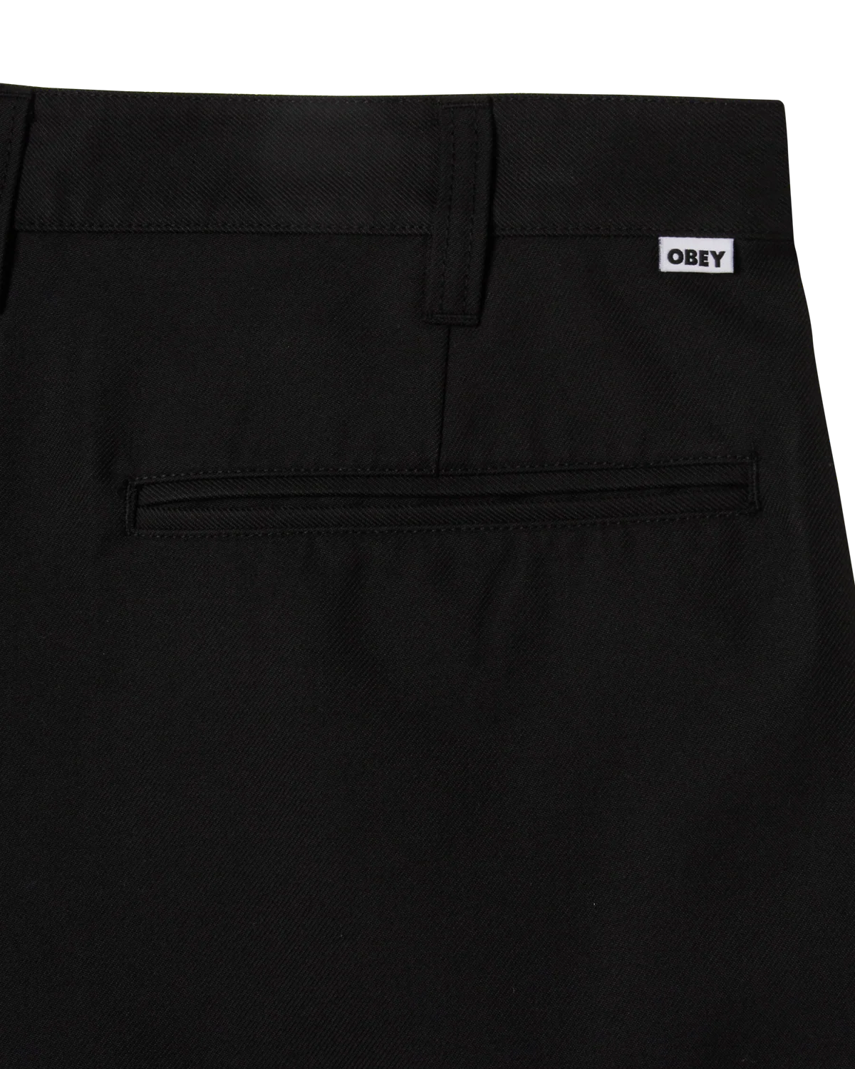OBEY - DEAN PLEATED SHORT - CEMENT