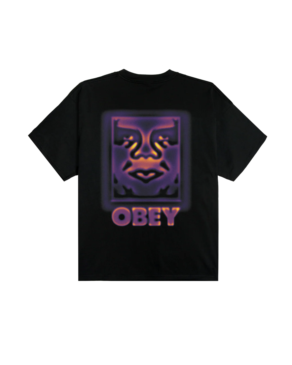 OBEY - HEAT MAP HEAVYWEIGHT TEE - BLACK