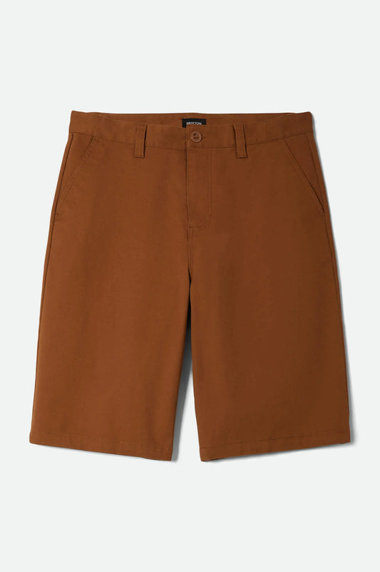 BRIXTON - CHOICE CHINO BAGGY SHORT - WASHED COPPER