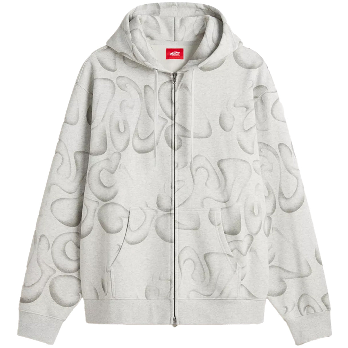 VANS - SKATE SMOKEY ZIP HOOD - ASH HEATHER
