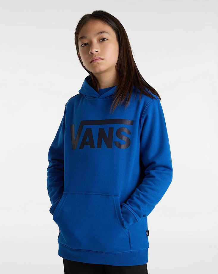 VANS - CLASSIC PULLOVER HOOD YOUTH - BLUE/BLACK