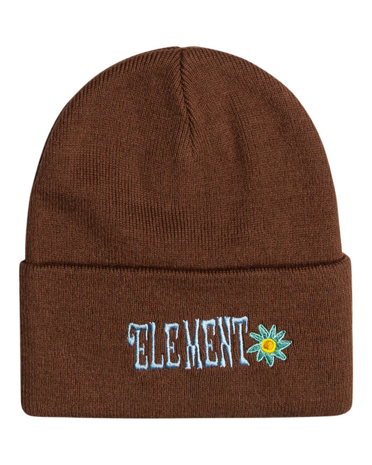 ELEMENT - DUSK PATTERN BEANIE - BROWN