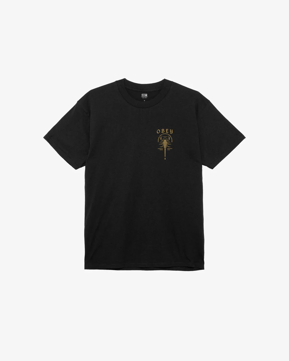 OBEY - SCORPION CLASSIC TEE - BLACK
