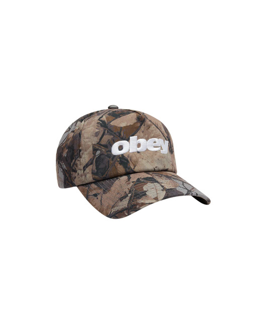 OBEY - DELTA 5 PANEL STRAPBACK - FENCE CAMO MULTI