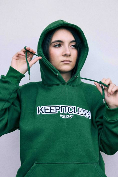 KEEP IT CLEAN - EVERBOLD HOOD - GREEN