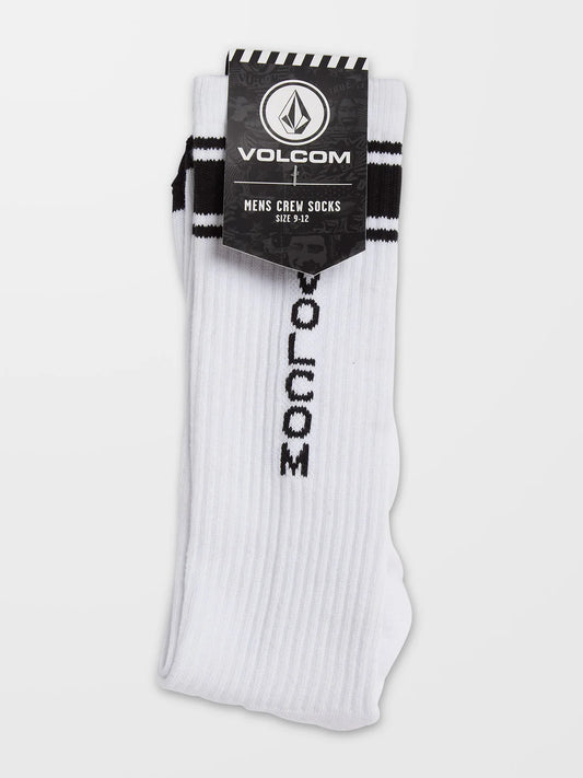 VOLCOM - HIGH STRIPE SOCK PR - WHITE