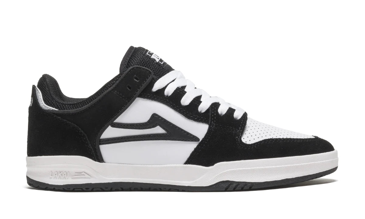 LAKAI - TELFORD LOW - BLACK/WHITE SUEDE