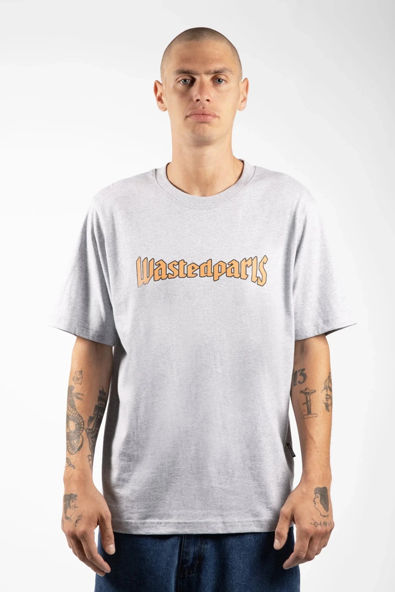 WASTED PARIS - UNITED TEE - ASH GREY