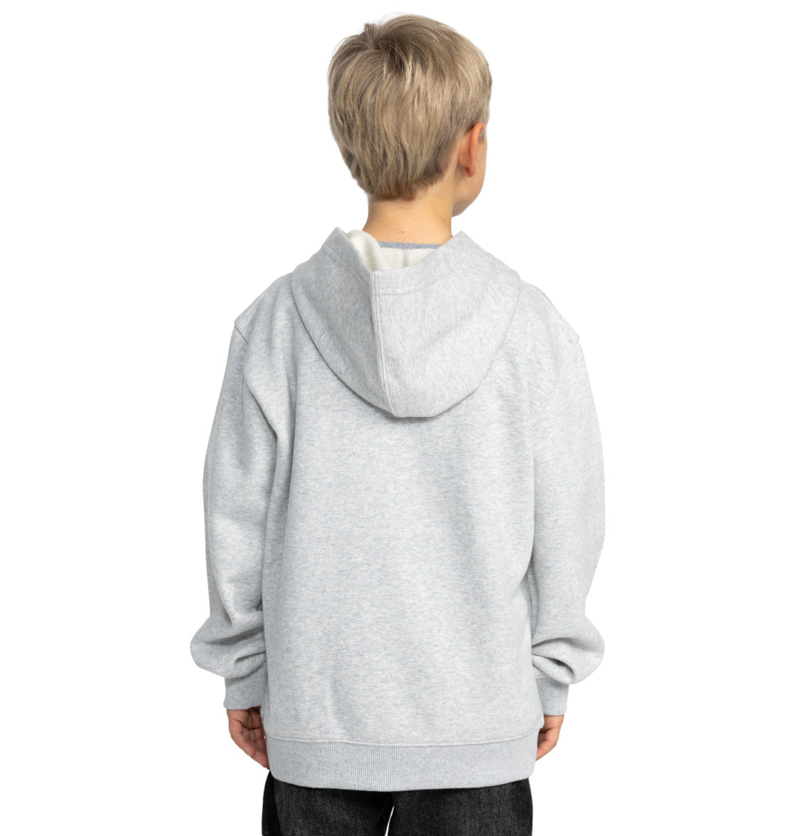 DC - TAILGATE HOOD BOY - LIGHT HEATHER GREY