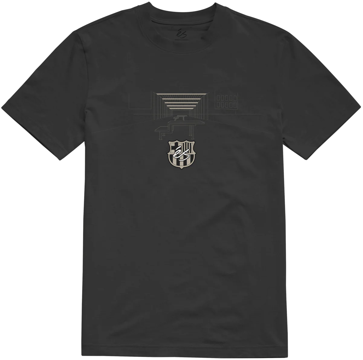 ES - SANTS TEE - CHARCOAL