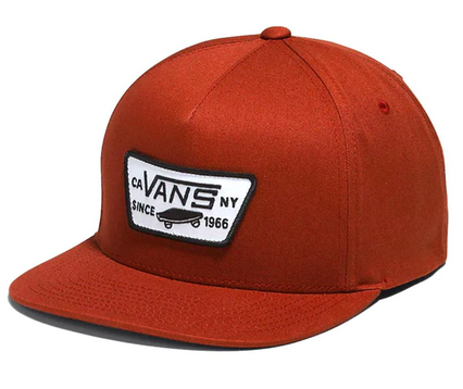 VANS - FULL PATCH SNAPBACK - BURNT HENNA