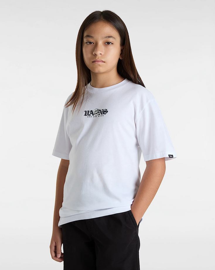 VANS - SHATTERED SS YOUTH TEE - WHITE