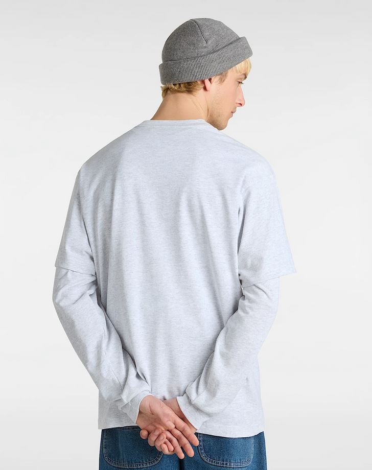 VANS - LEFT CHEST II LOOSE SS TEE - HEATHER GREY