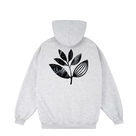 MAGENTA - MARBLE HOODIE - ASH