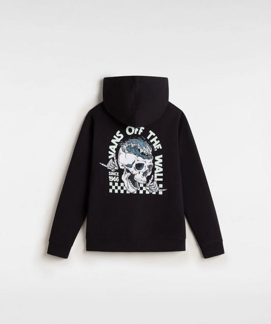 VANS - HEADWAVES LOOSE PULLOVER YOUTH HOOD - BLACK