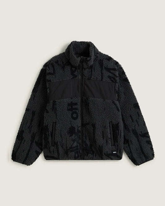 VANS - STILLER SHERPA JACKET - BLACK/GREY