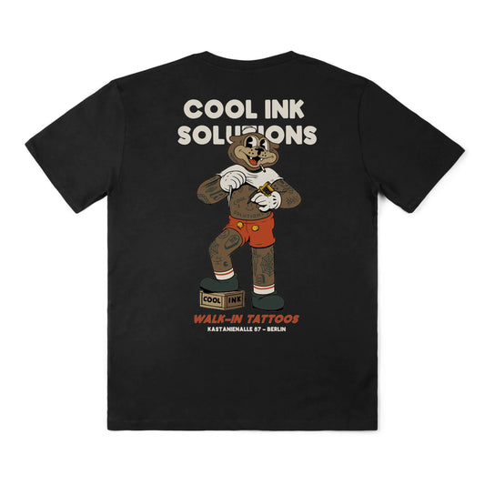 THE DUDES - WALKING TATTOO TEE - BLACK